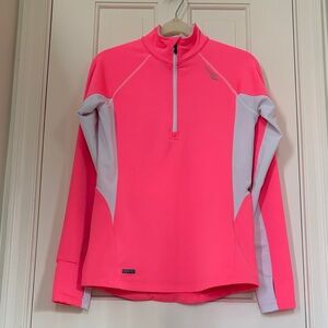 Saucony Bright Pink and White Pullover